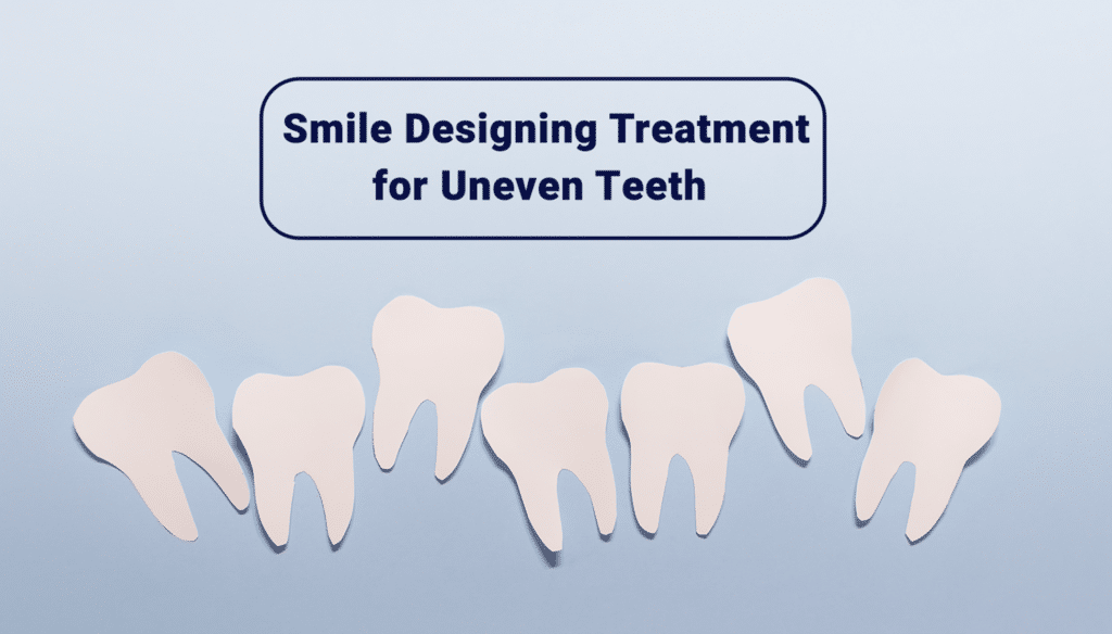 Smile Designing Treatment for Uneven Teeth